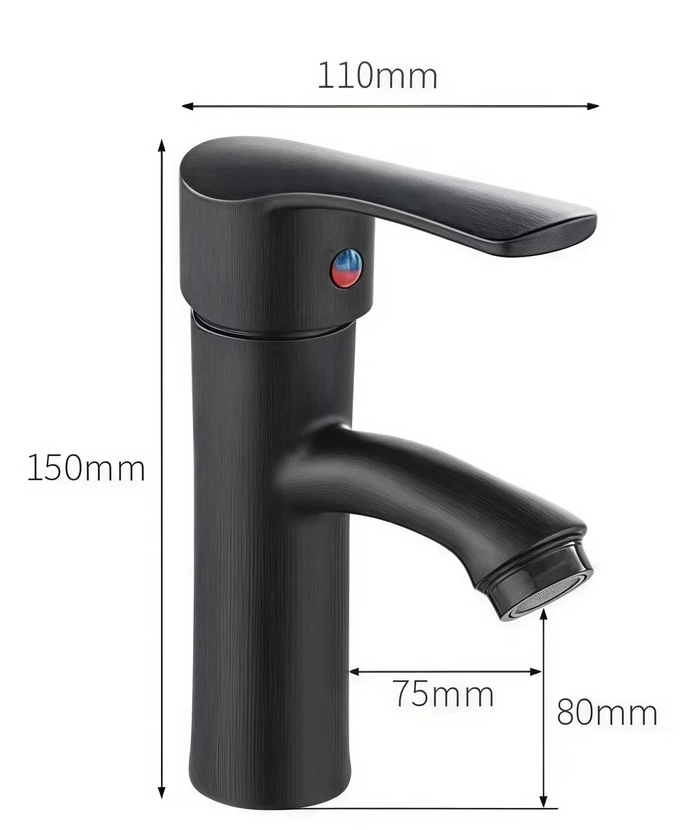 Bathroom Sink Faucet Cold Function Accessory Setsilver Basin