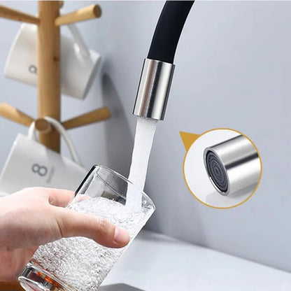 Rotatable Universal Bending Sink Cold Dual-Use Faucet 304