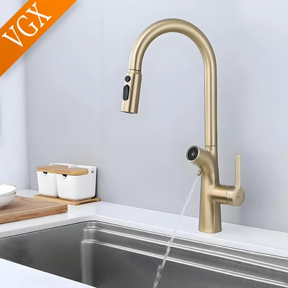 Vgx Gold Water Filter Faucet Dual Spout Pure