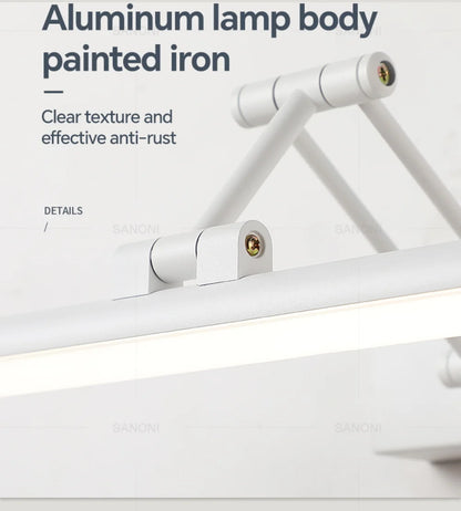 Modern Led Wall Lamp Bathroom Mirror Lamp Retractable