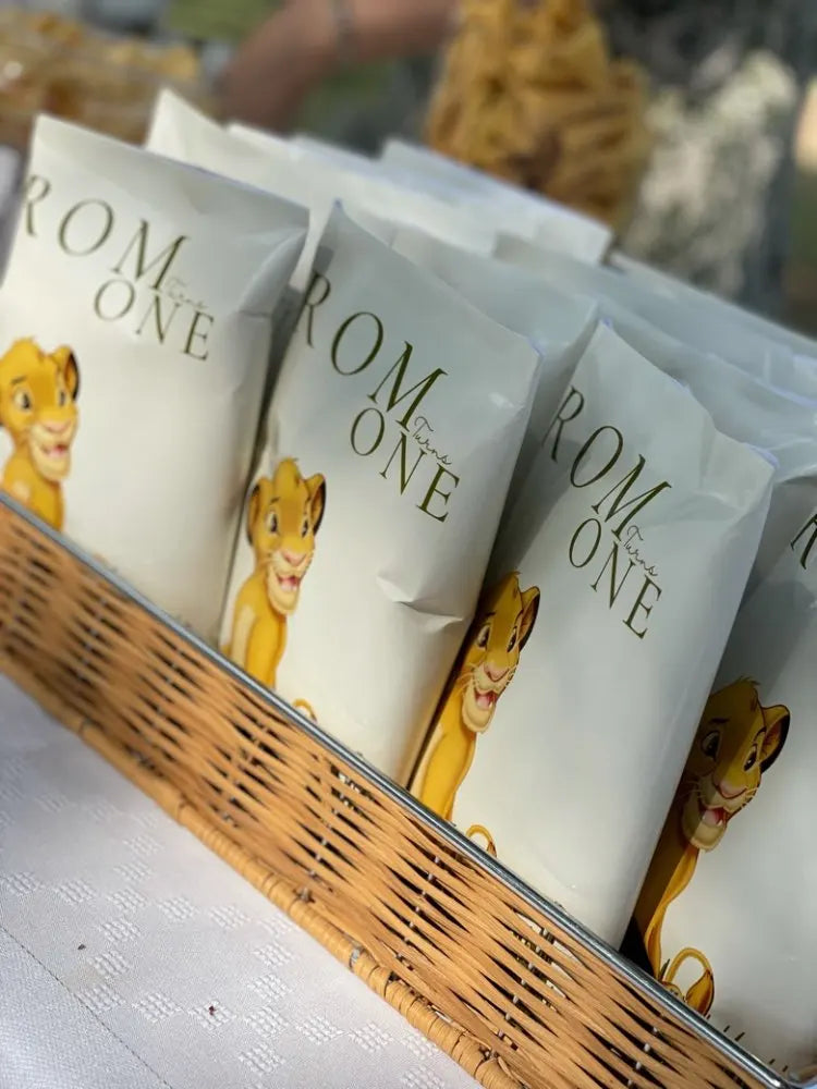 Personalized Boss Photo Party Chips Bag Crisp Packets