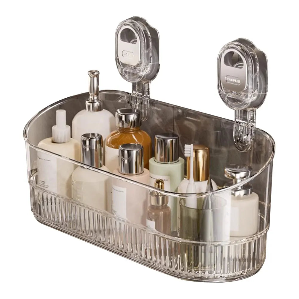 Hanging Shower Shelf Suction Storage Box Large Capacity