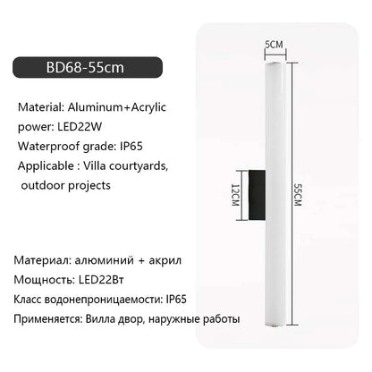 Ip65 Waterproof Wall Light Outdoor Garden Villa Exterior