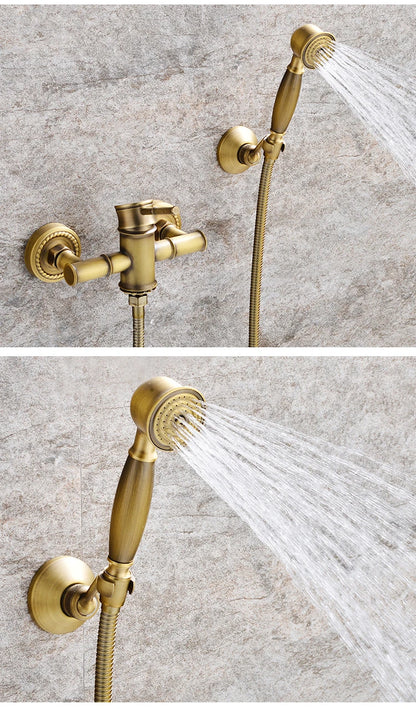 Antique Bathroom Shower Faucet Cold Bathtub Mixer Crane