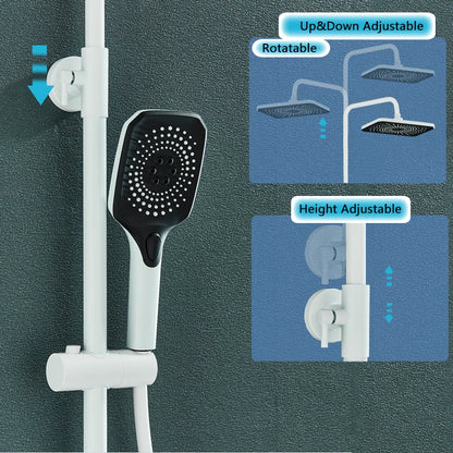 Rainfall Bathroom Shower System Digital Piano Key Shower