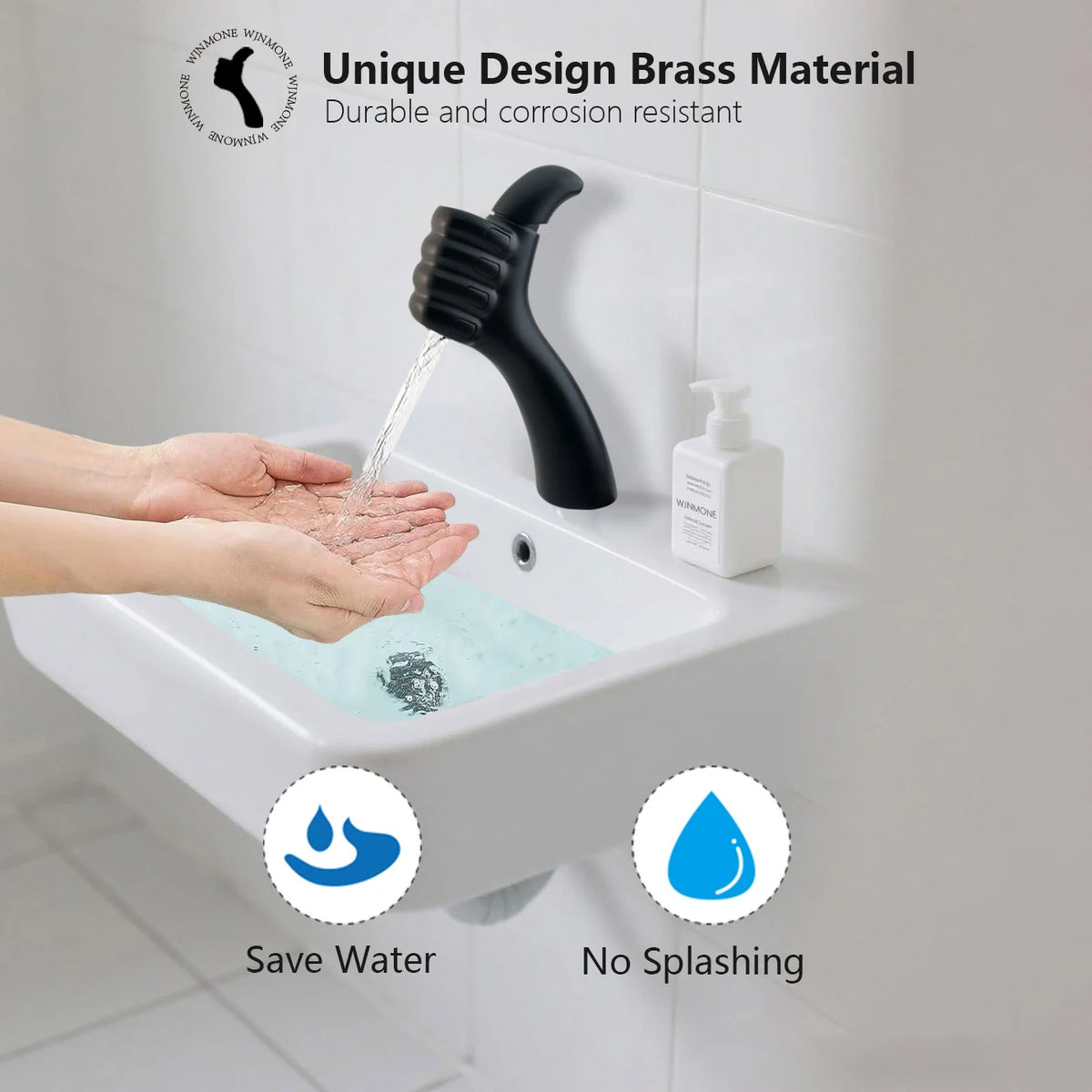 Modern Design Bathroom Sink Faucet Thumbs Bathroom Faucet