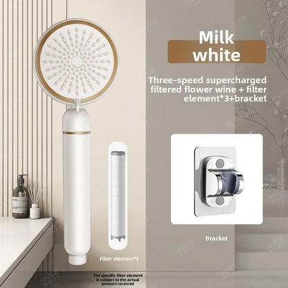 High Pressure Filter Shower Head Chlorine Removal Skin