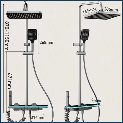 Grey Shower System Ambient Light - Intelligent Digital