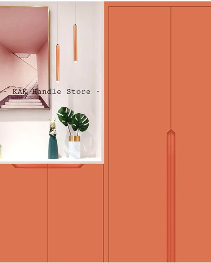 Kak Recessed Cabinet Handles Black Hidden Sliding Door