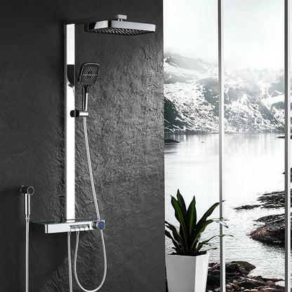 Chrome Piano Digital Bathroom Shower Cold Digital Bathroom