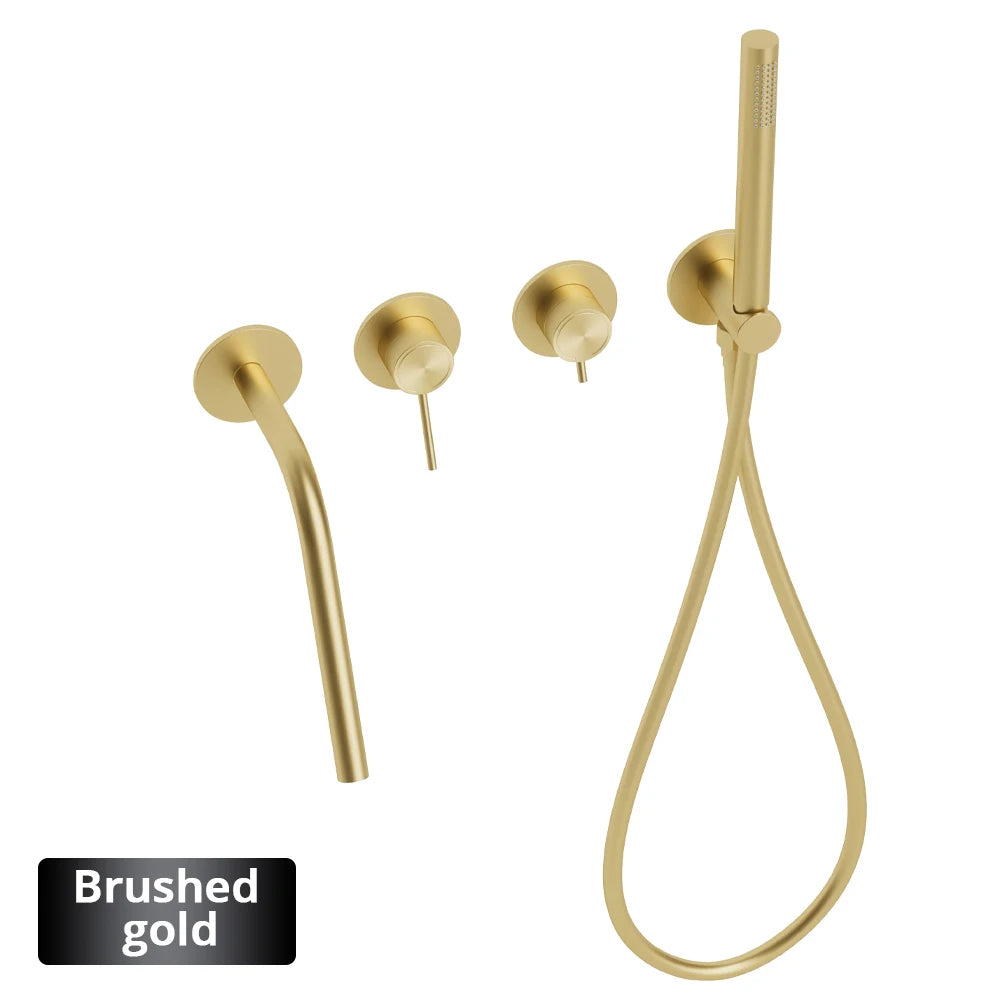 Shower Faucet Concealed Box Hand Shower Long Nose