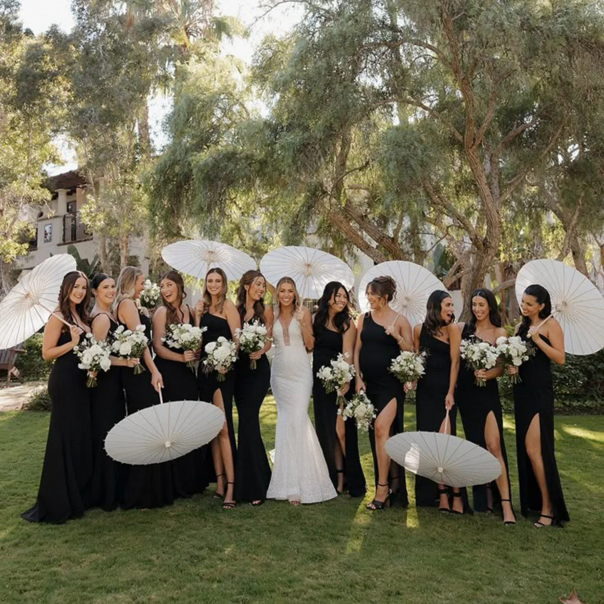 White Paper Parasol Wedding Photo Cosplay Prop Diy