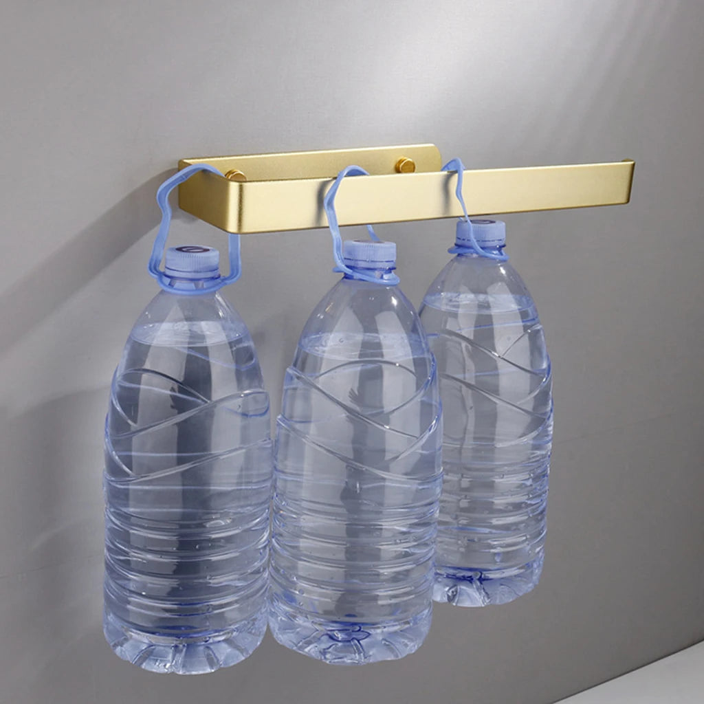 Towel Holder Bathroom Rack Bar Golden Roll Paper