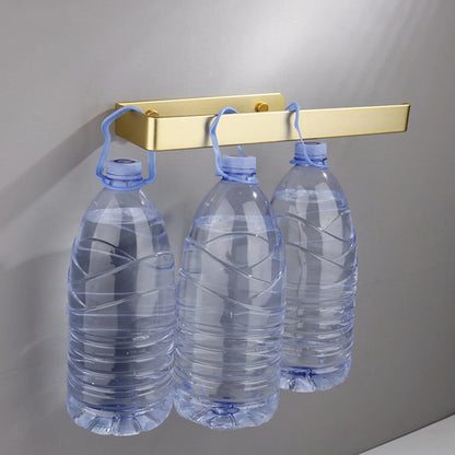 Towel Holder Bathroom Rack Bar Golden Roll Paper