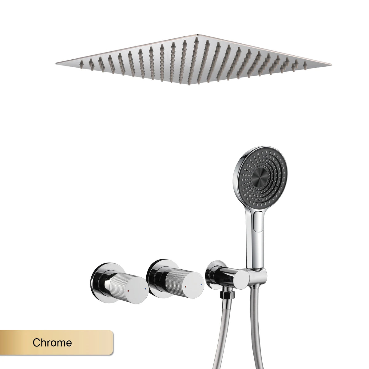 Minimalist Bathroom Ceiling Mount Shower System Rain Shower