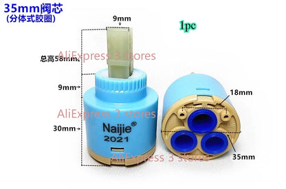 1pcs 28mm/35mm/40mm Water Mixer Tap Faucet Cartridge Ceramic