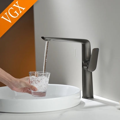 Vgx Luxury Gold Bathroom Faucets High Basin Mixer
