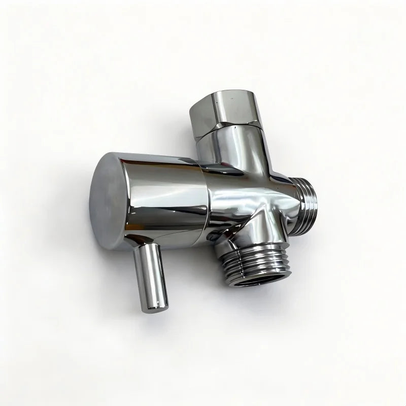 T-Type 3-Way Shower Diverter Valve G1/2 Brass Water