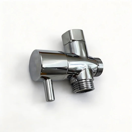 T-Type 3-Way Shower Diverter Valve G1/2 Brass Water