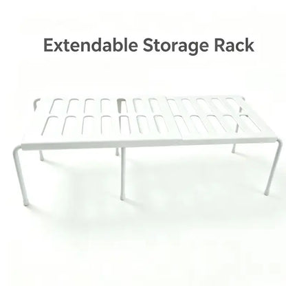 Telescopic Expandable Storage Rack Space Saving Organizer Cabinet
