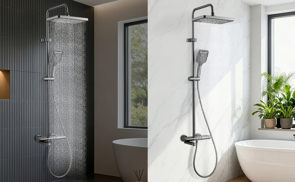 Bathroom Faucet Foldable Spout 180 Swivel Spout Showerhead