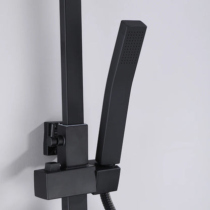 Matte Black Shower Faucet Rainfall High Quality All