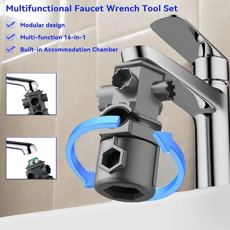 Bathroom Faucet Wrench Sink Pipe Repair Spanner Basin
