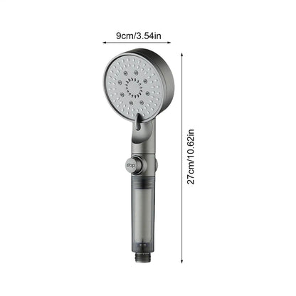 5-Mode Filtered Shower Head High Pressure Adjustable Sprayer