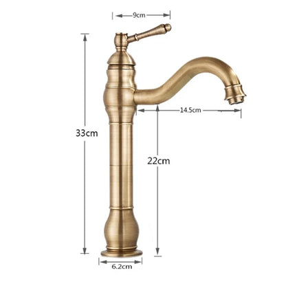 Bathroom Basin Sink Faucet Mixer Tap Handle Hole