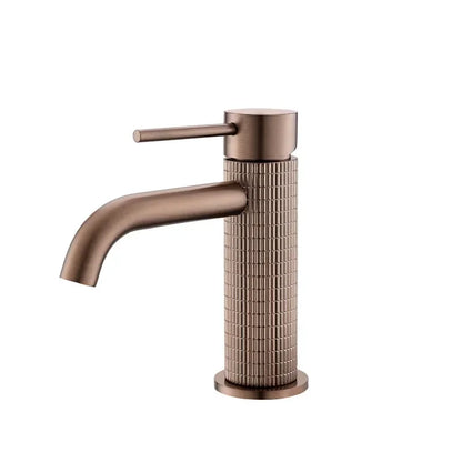 Brushed Rose Gold Bathroom Faucet Brushed Gold Basin