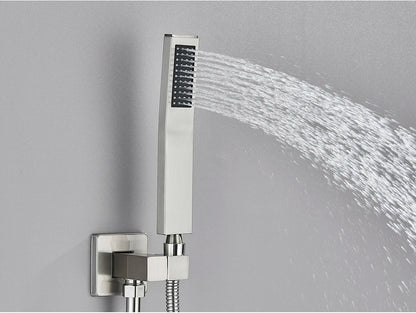 Poiqihy Golden Handshower Head 150cm Stainless Steel Shower
