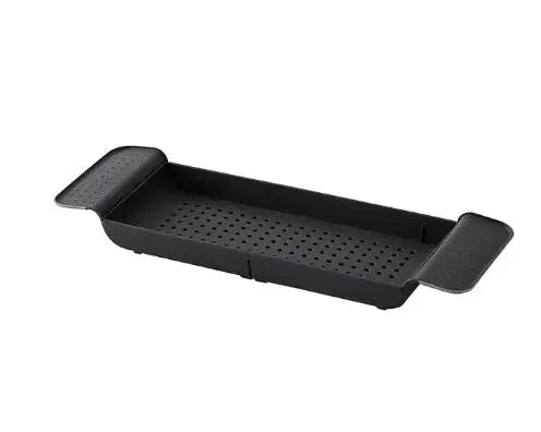 Bathtub Shelf Extendable Bathroom Tray Shower Caddy Bamboo