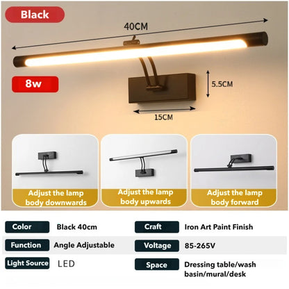 Led Vanity Mirror Light Bathroom Wall Sconce Lamp