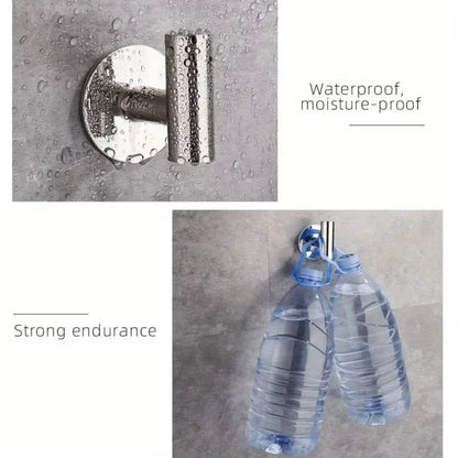 Stainless Steel Robe Hook Adhesive Wall Hook Towel