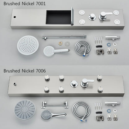 Bathroom Wall Mount Shower Panel Rainfall Shower Head/Massage