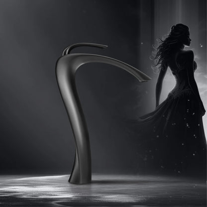 Chrome Luxury Brass Bathroom Vanity Faucet Modern Deck