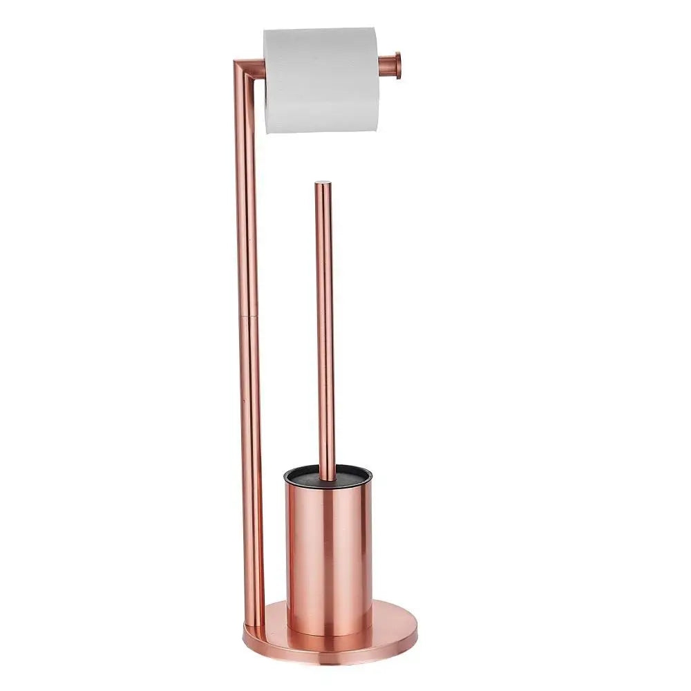 Floor-To-Ceiling Toilet Brush Holder Stainless Steel Toilet