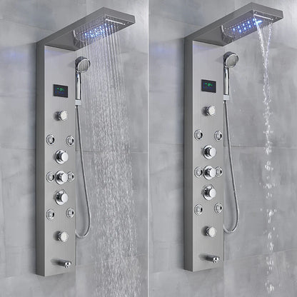 Led Light Bathroom Shower Faucet Led Rainfall Shower