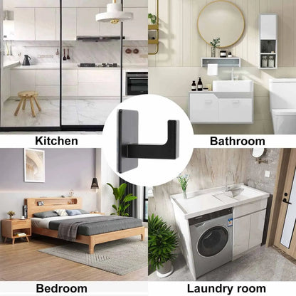 1-4pcs Strong Adhesive Wall Hook Sticker Hanging Coat