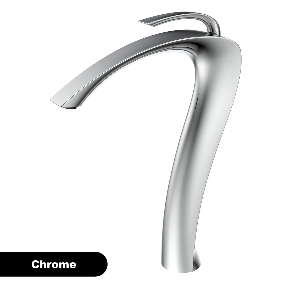 Chrome Luxury Brass Bathroom Vanity Faucet Modern Deck