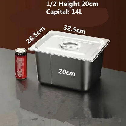 Square Basin Rectangle Tray Basin Lid Gn Pan