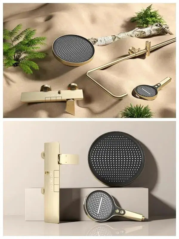 Rose Gold Bathroom Shower Cold Mixer Bath Shower
