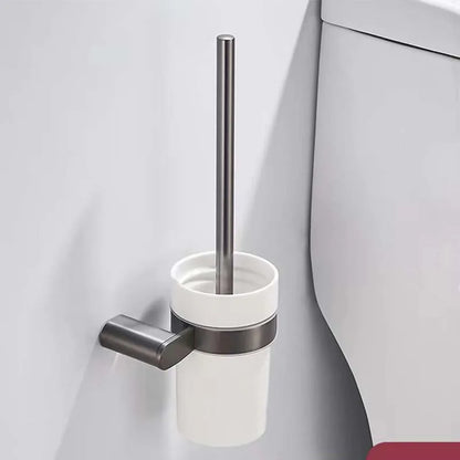 Gunmetal Grey Full Brass Bathroom Storage Towel Rack