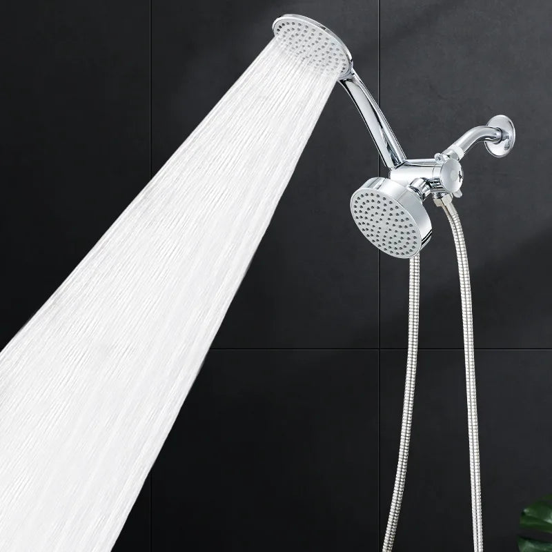 In1 Handheld Shower Bracket Three-Way Water Distributor &
