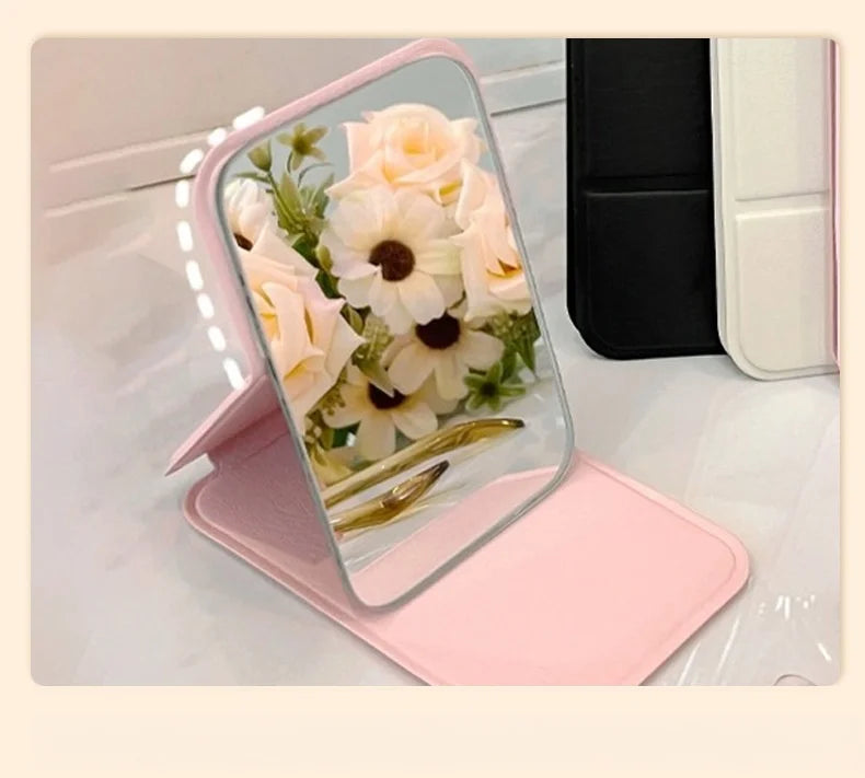 1pc Mirror Makeup Mirror Folding Mirror Girl Makeup