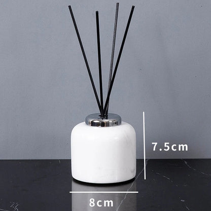 Volakos White Natural Marble Bathroom Minimalism Soap Dispenser