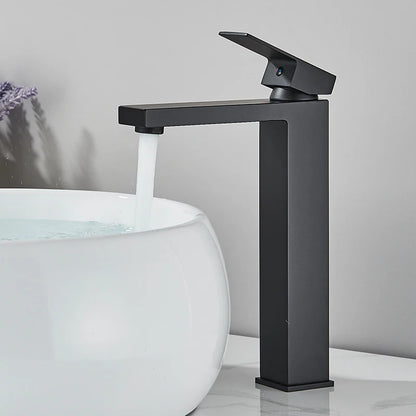 Stainless Steel Bathroom Faucet Deck Mount Basin Sink