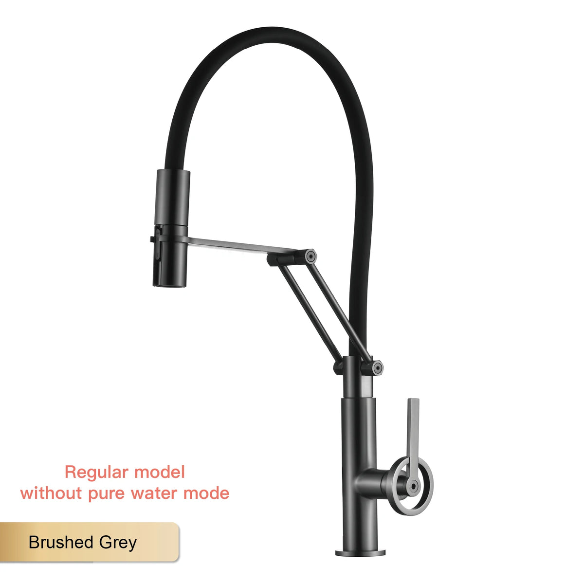 Industrial Brass Brushed Rose Gold Faucet Separated Filter