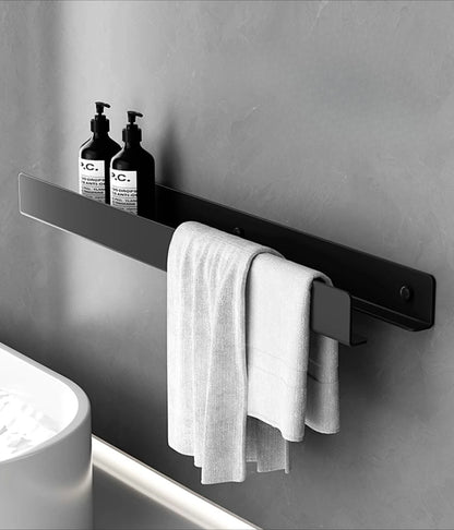 Luxury Minimalist Black Bathroom Rack Towel Rack -