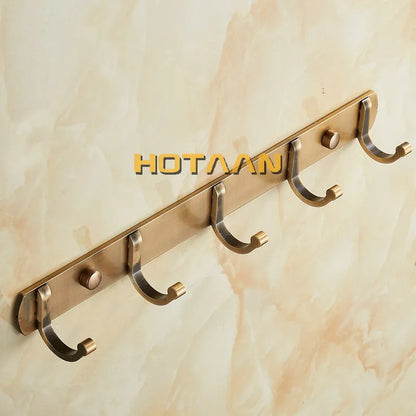 Antique Robe Hook Black Clothes Hook Antique Brass
